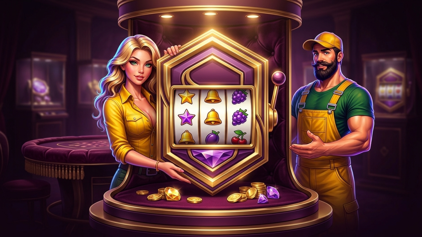 V.Vegas Casino: Illustrativ scen; Betyg: 9.8/10; Licens: Curacao Gaming Control Board